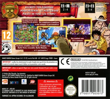 One Piece - Gigant Battle! (Europe) box cover back